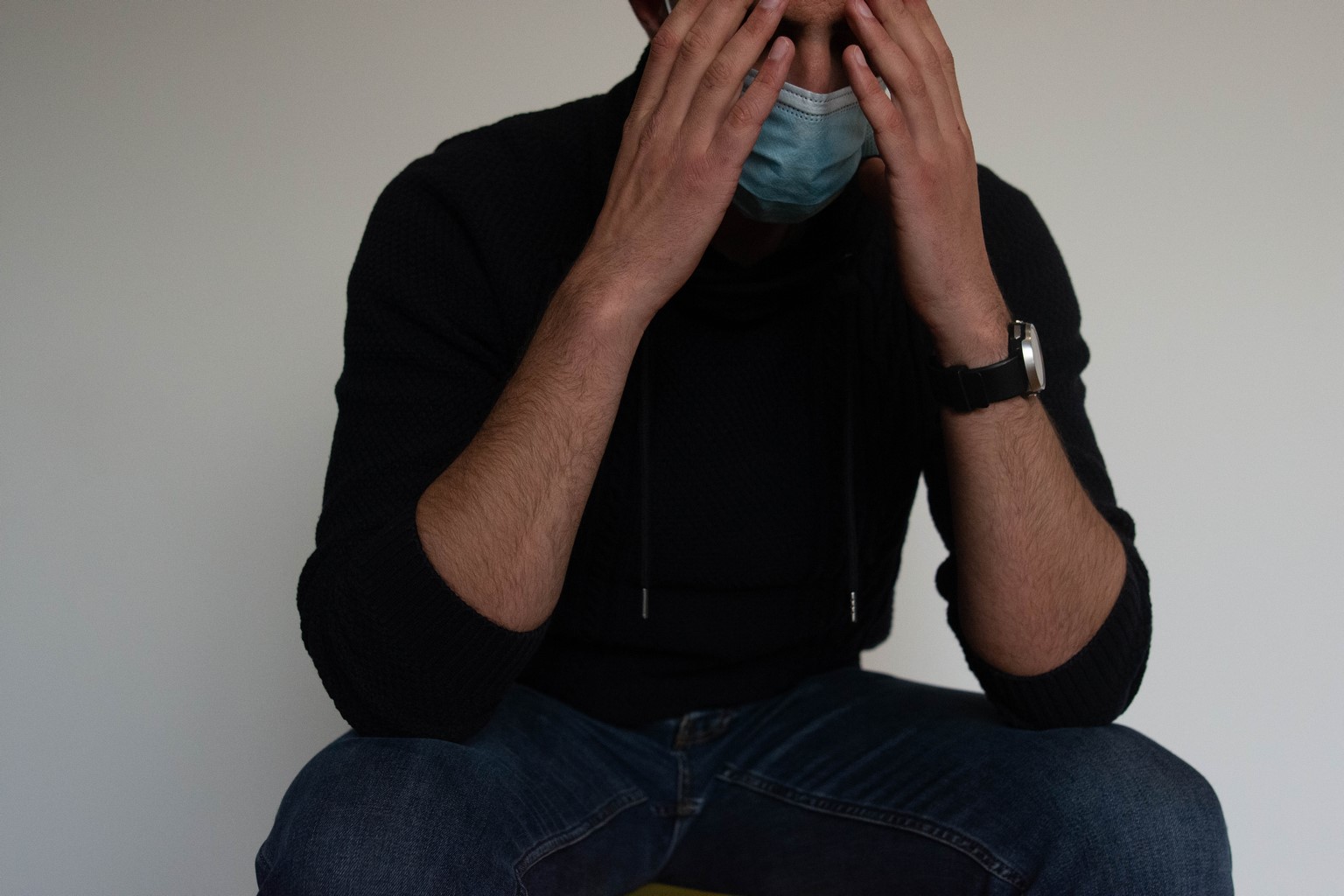 Patient en détresse suite au Covid, lors d'une consultation
